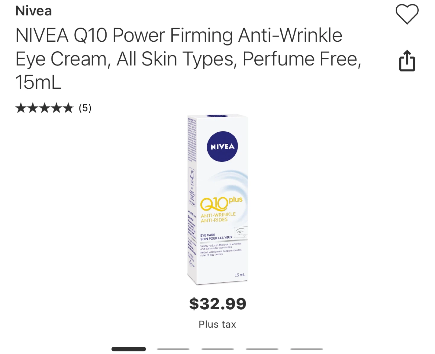 Nivea Q10 full anti aging set - photo 5