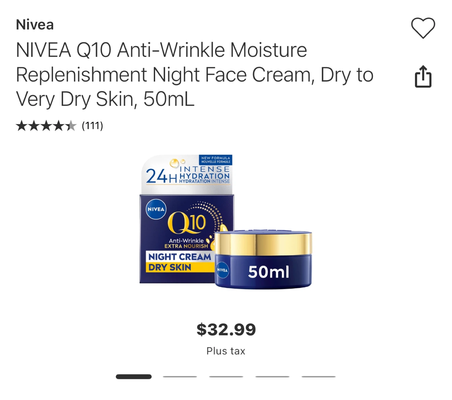 Nivea Q10 full anti aging set - photo 3