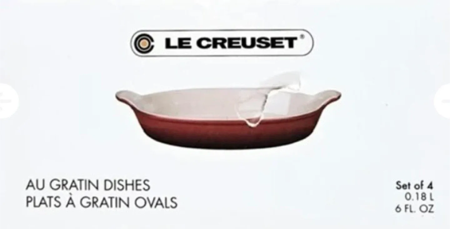 Le Creuset Au Gratin Dish - Set of 4 thumbnail
