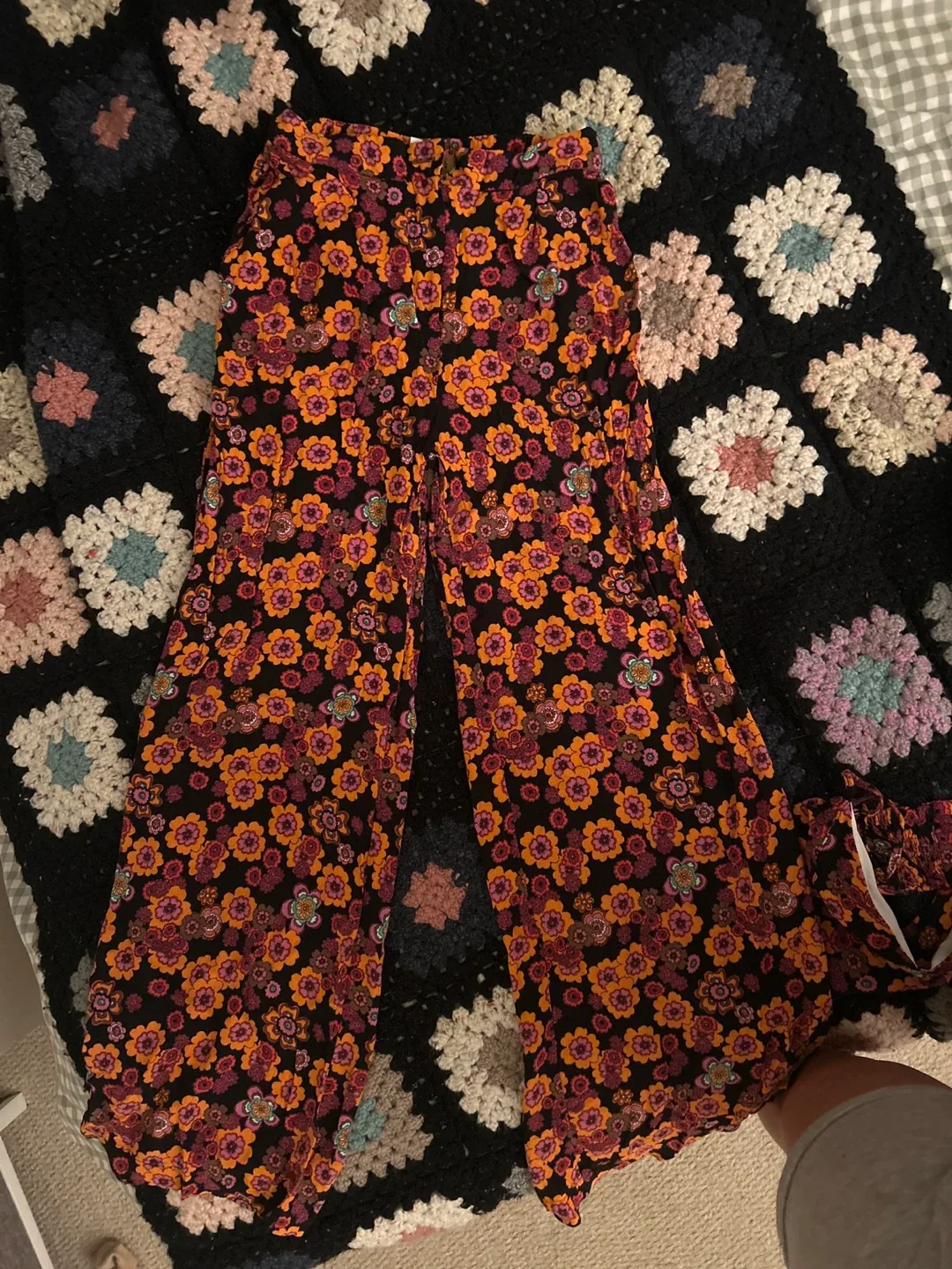 Floral Print Bralette and Pants Set image indicator(2)