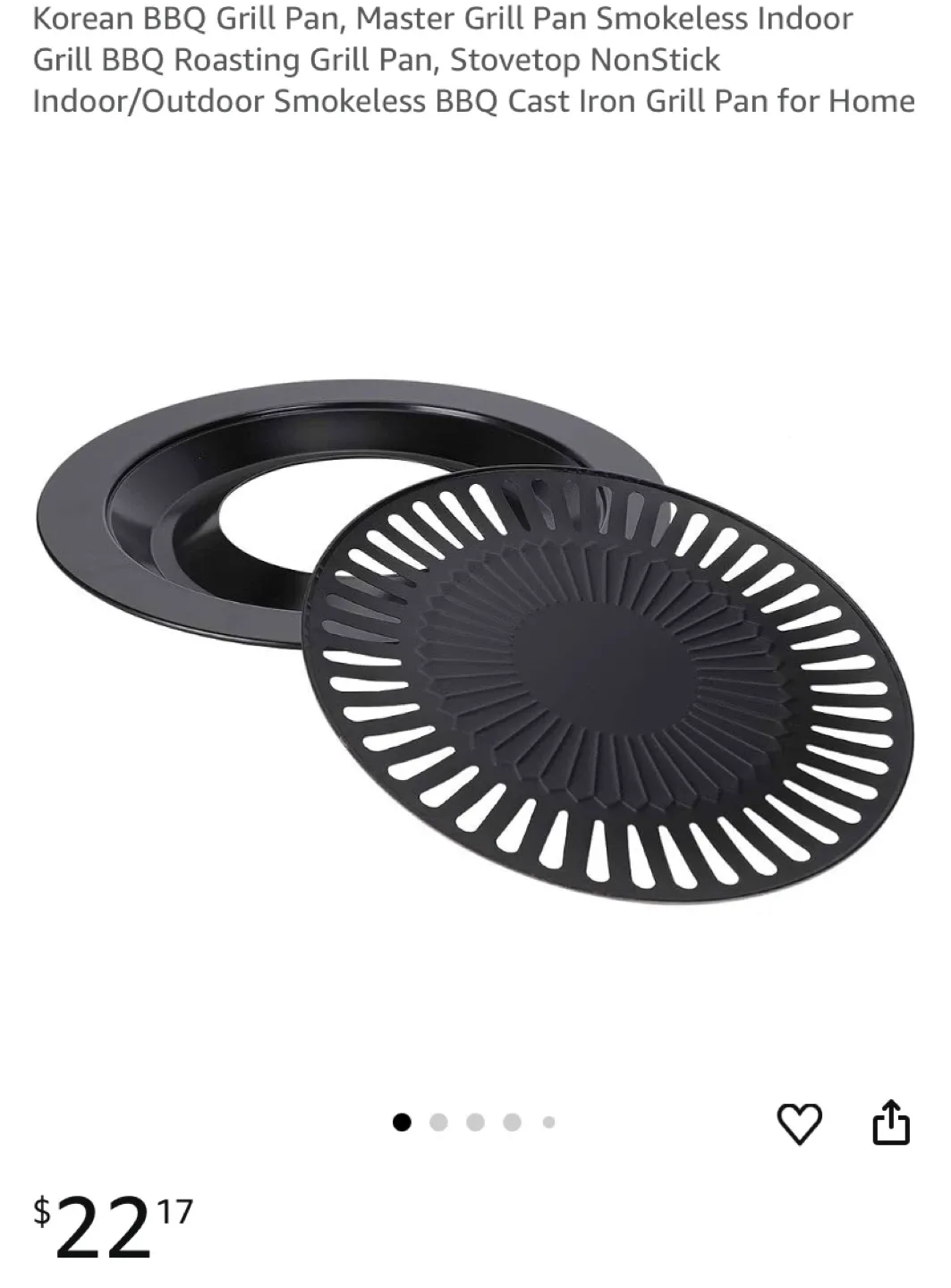 Grill It! Indoor Smokeless Stove Top Grill - New! image indicator(2)