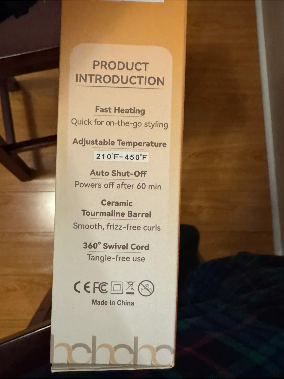 Honey Coco Automatic Curling Iron image indicator(3)