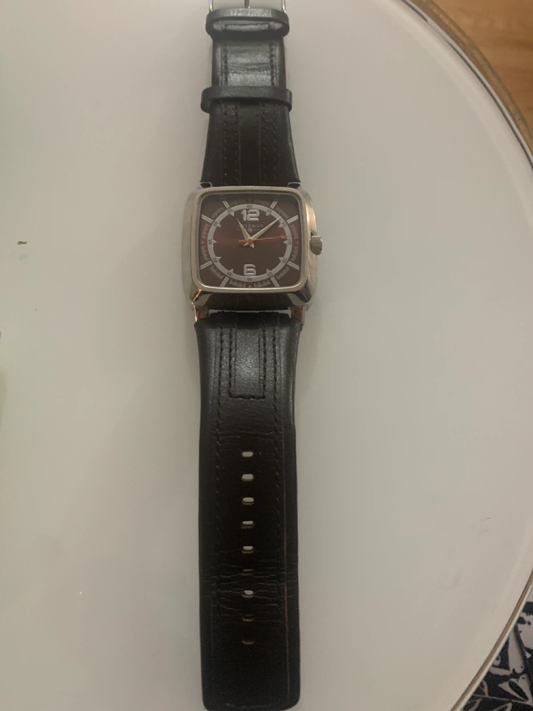 Coleman Men's Watch with Leather Band