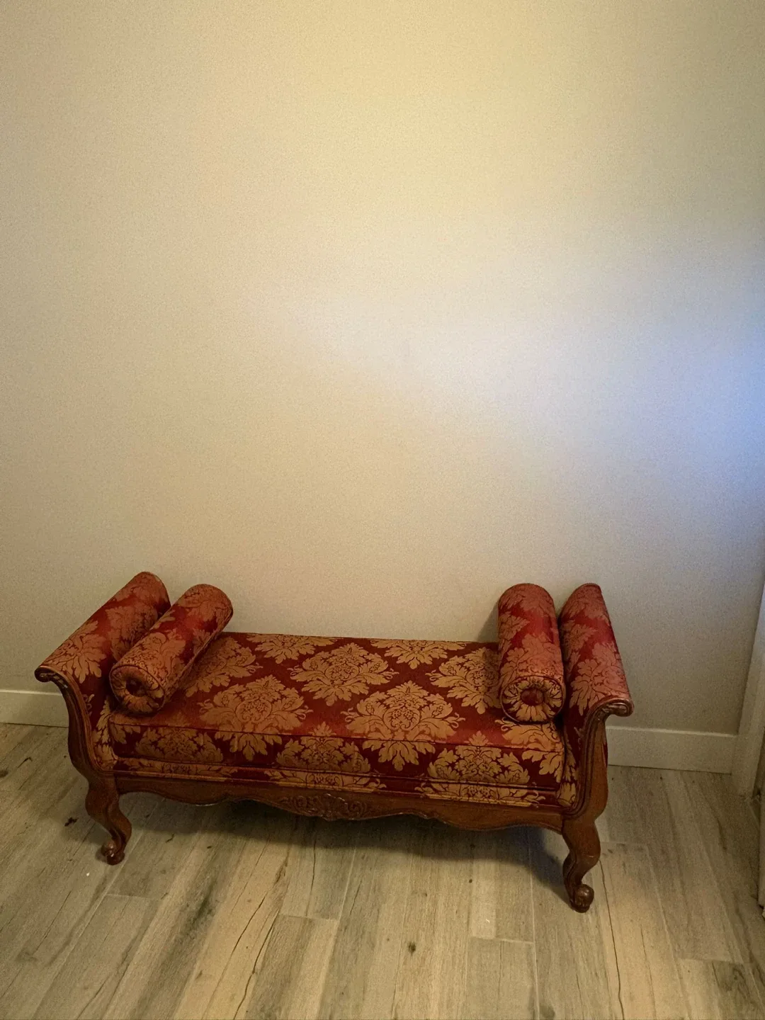 Floral Patterned Ottoman Bench image indicator(2)