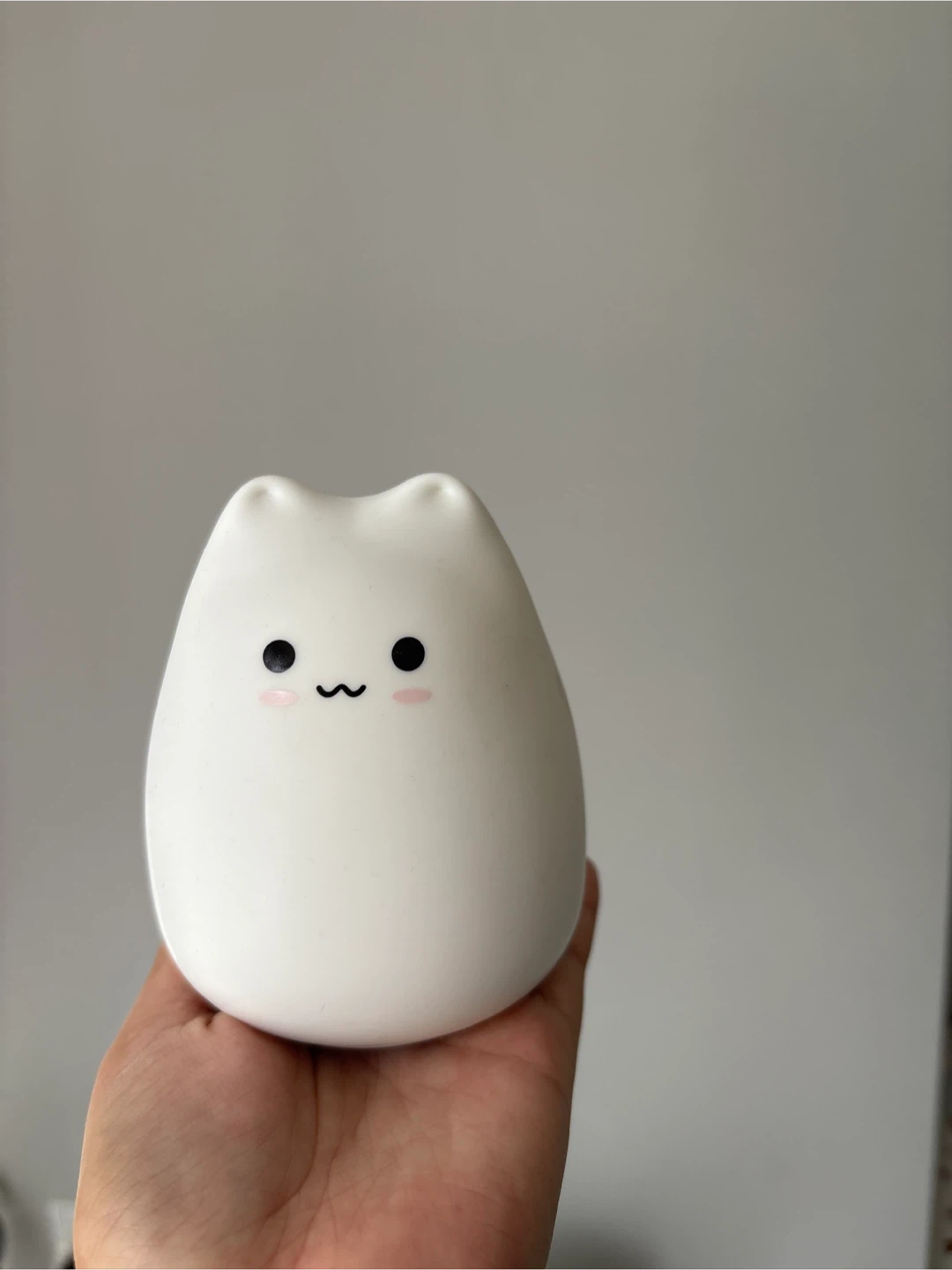 Cute Cat Night Light - White