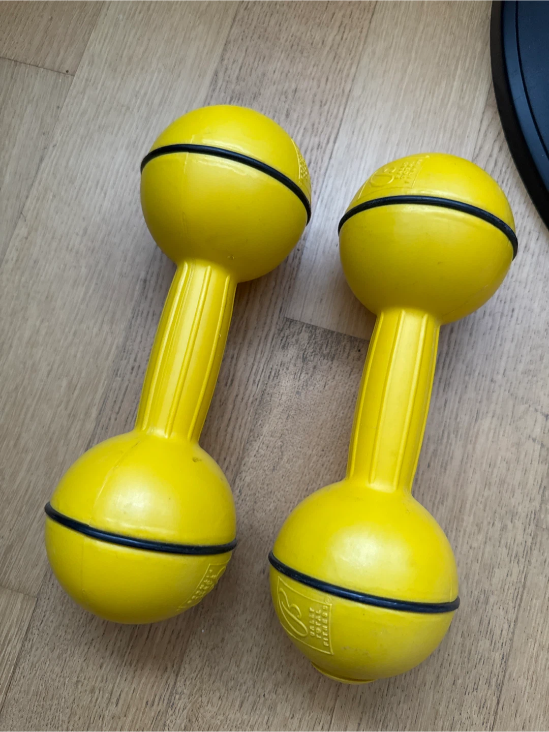Yellow 5lb Dumbbells - Pair