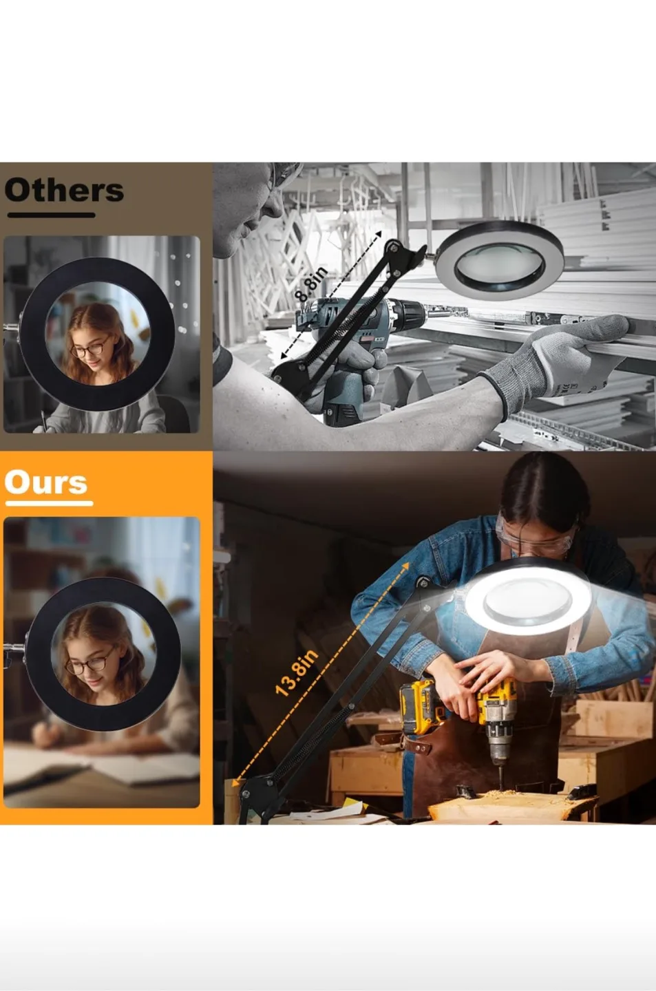 10X Magnifying Glass with Light 2 for $40 image indicator(9)