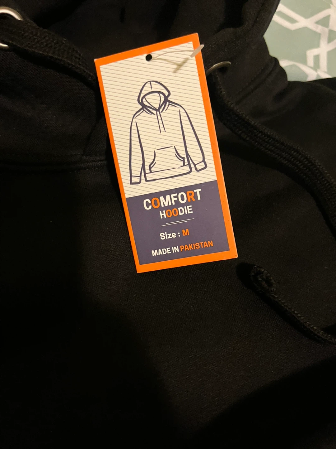 Comfort Hoodie - Black, Size M - photo 3