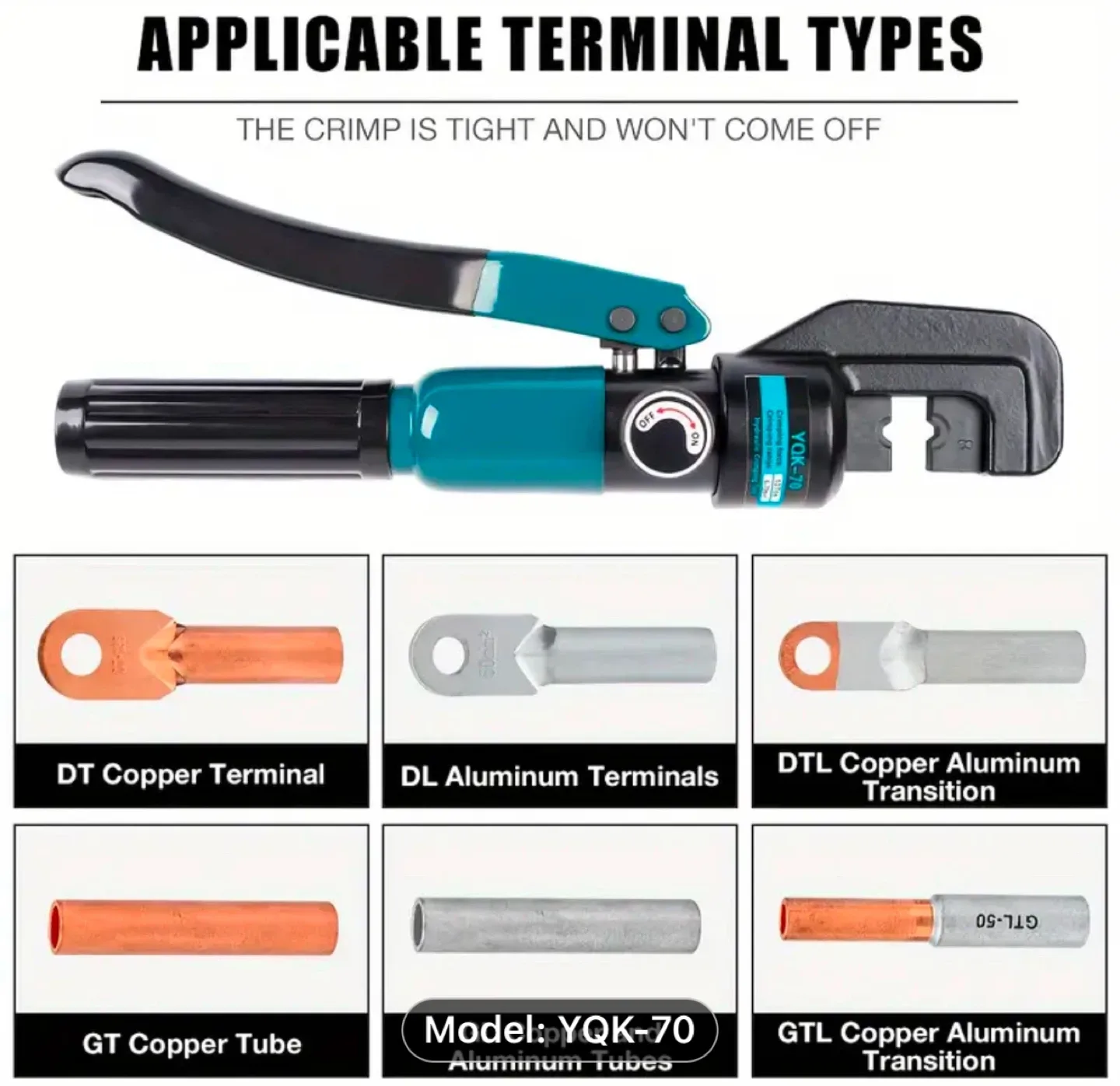 Decwls YQK-70 Hydraulic Crimping Tool image indicator(5)