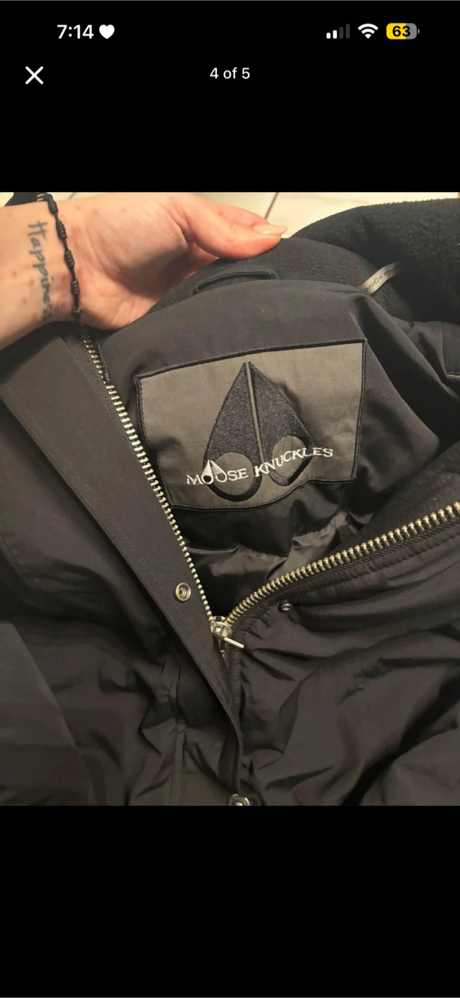 Moose Knuckles Black Winter Parka - XL - photo 3