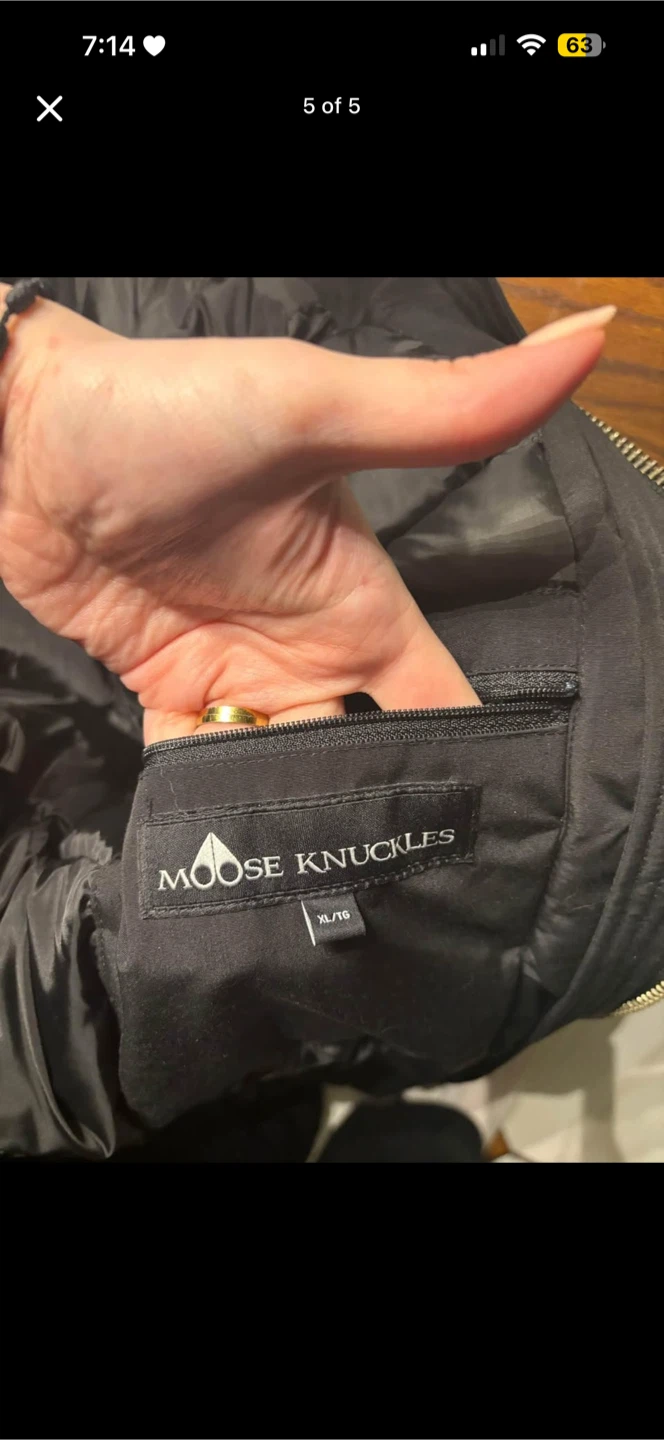 Moose Knuckles Black Winter Parka - XL - photo 2