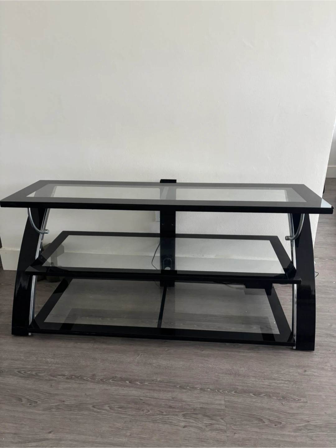 Glass TV Stand 55”- 1.5m length