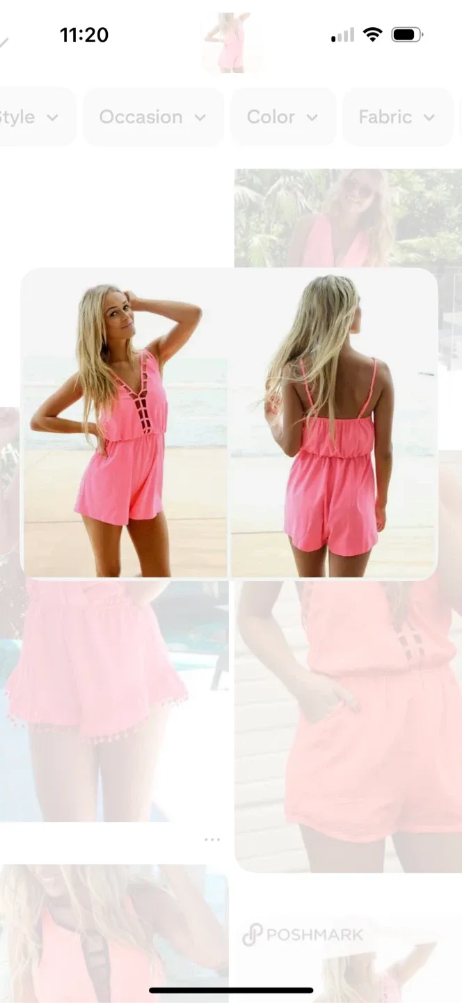 Sabo Skirt Pink Romper - Size S image indicator(2)