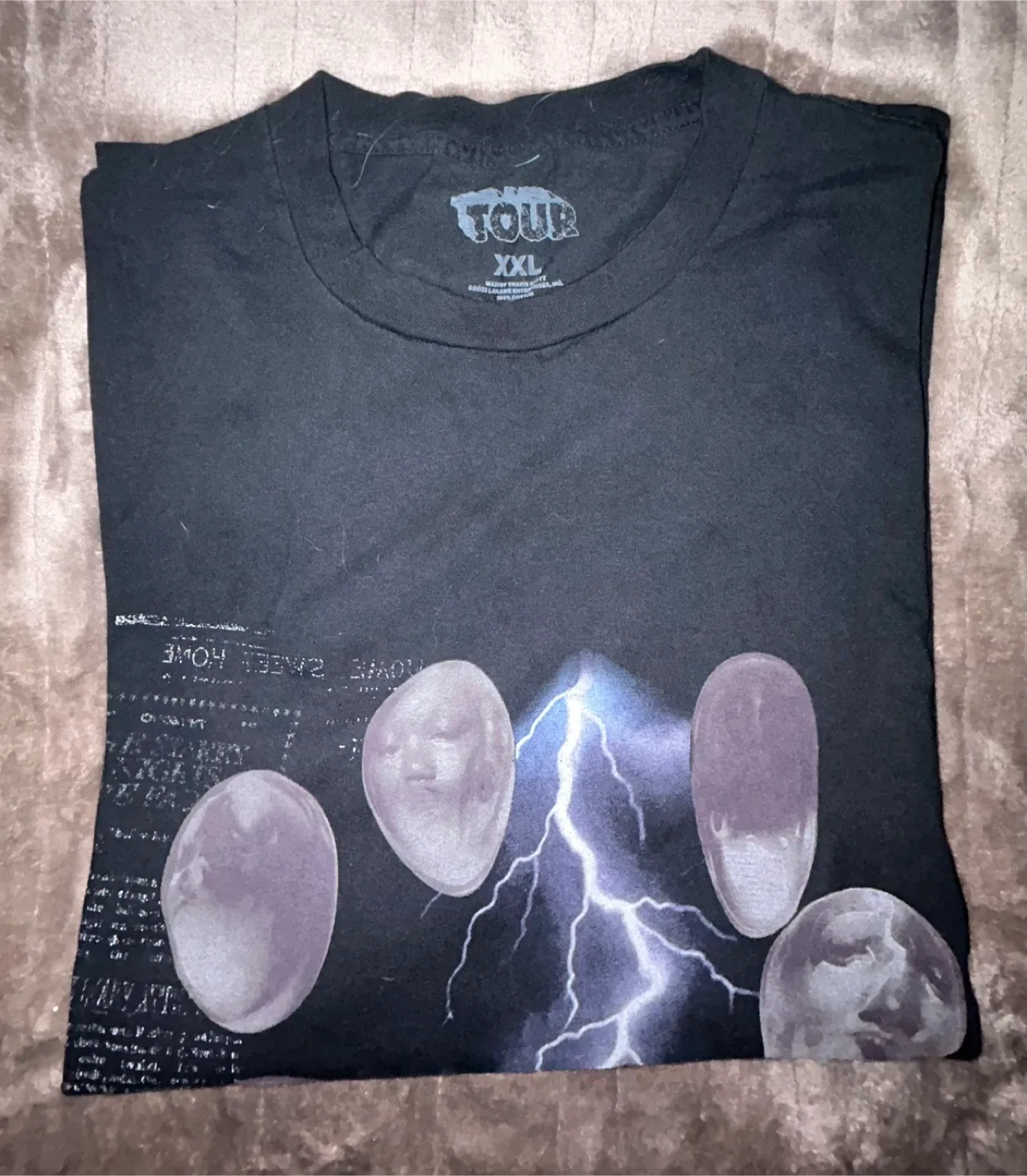 Travis Scott Utopia Tour T-Shirt - Size 2XL image indicator(10)