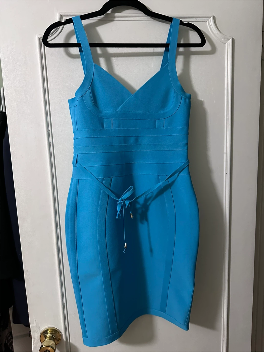 Blue Bandage Dress - Size L