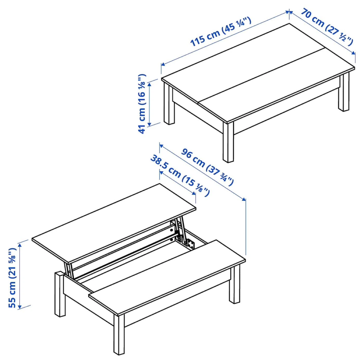 IKEA White Coffee Table - photo 4