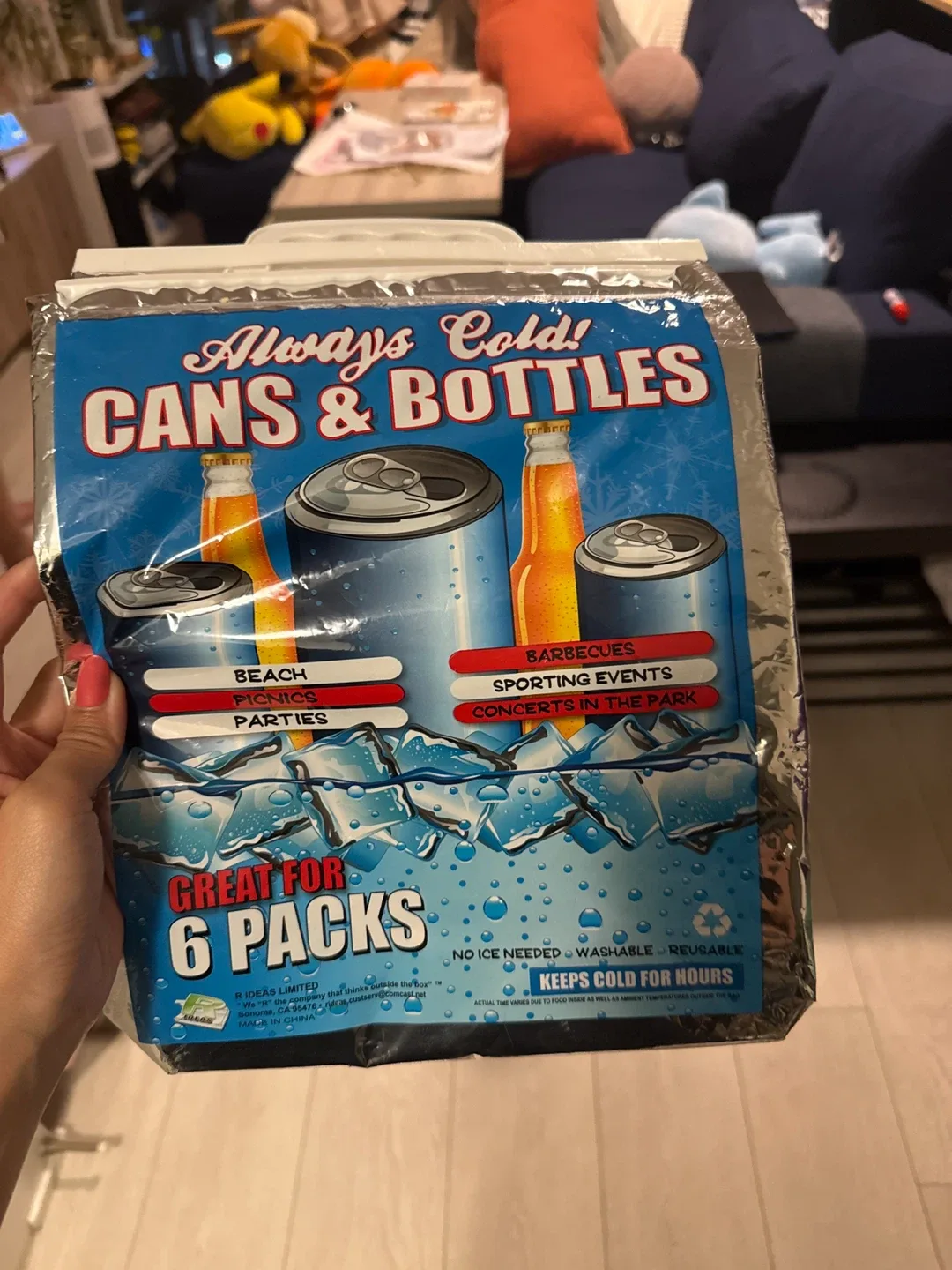 6-Pack Can & Bottle Cooler Bag thumbnail