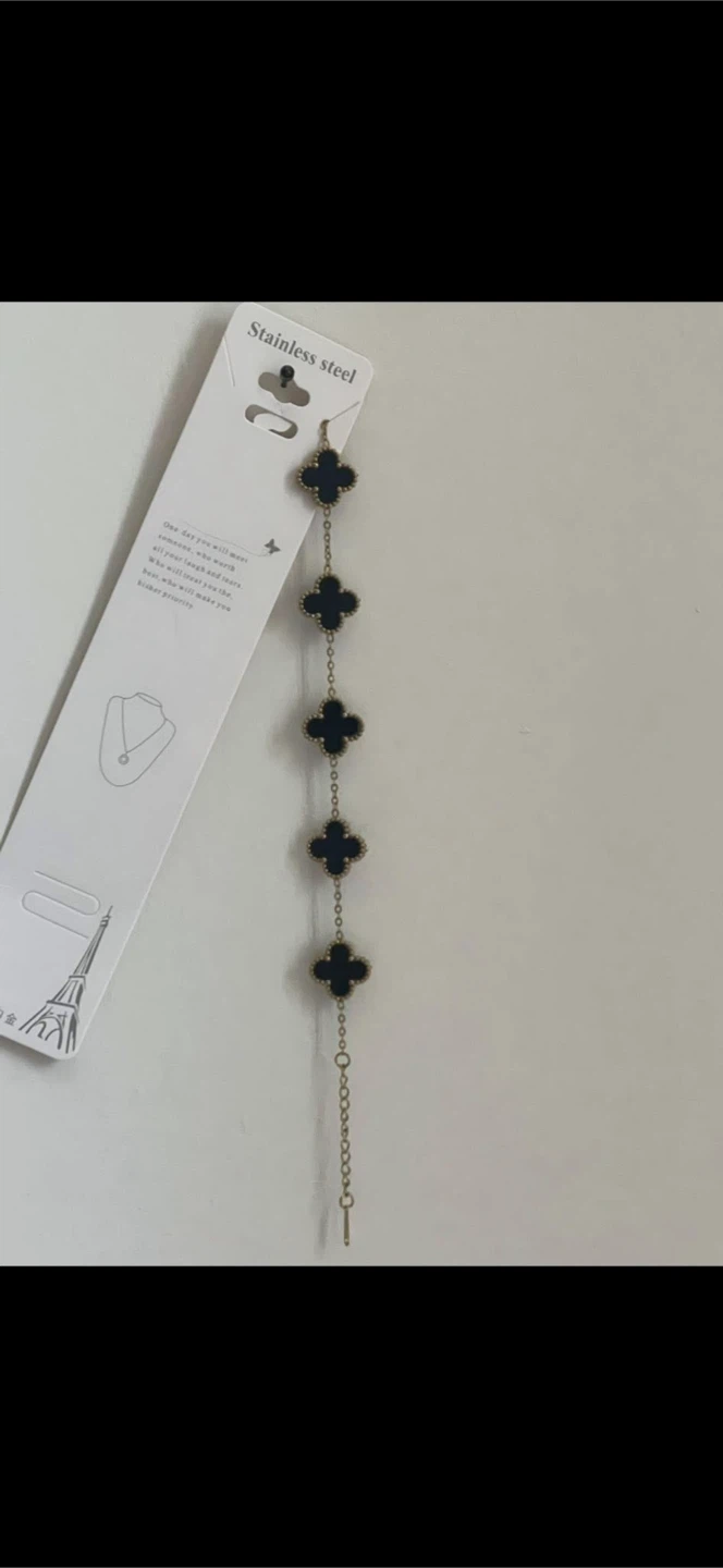 Clover Flower Gold Chain Bracelet