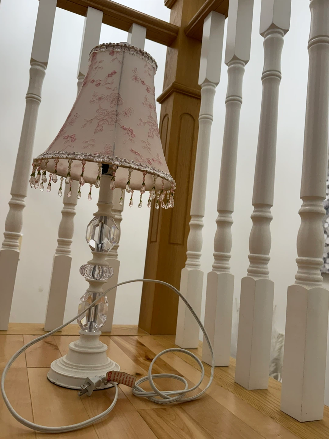 Flowery White & Pink Lamp - photo 3