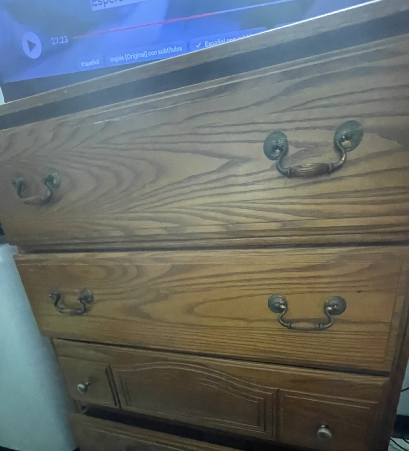 Wooden Dresser with Drawers