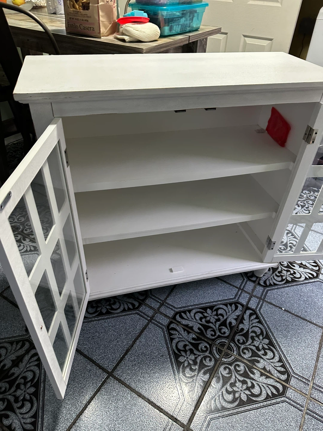 At Home White Accent Cabinet - photo 2
