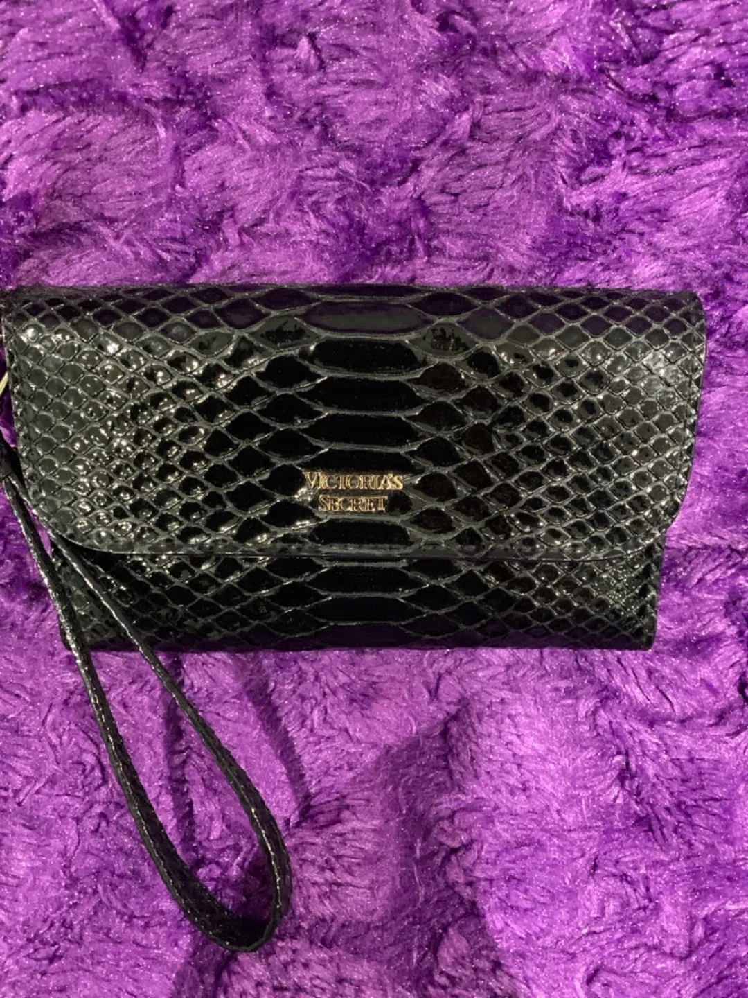Victoria's Secret Black Wristlet Wallet thumbnail
