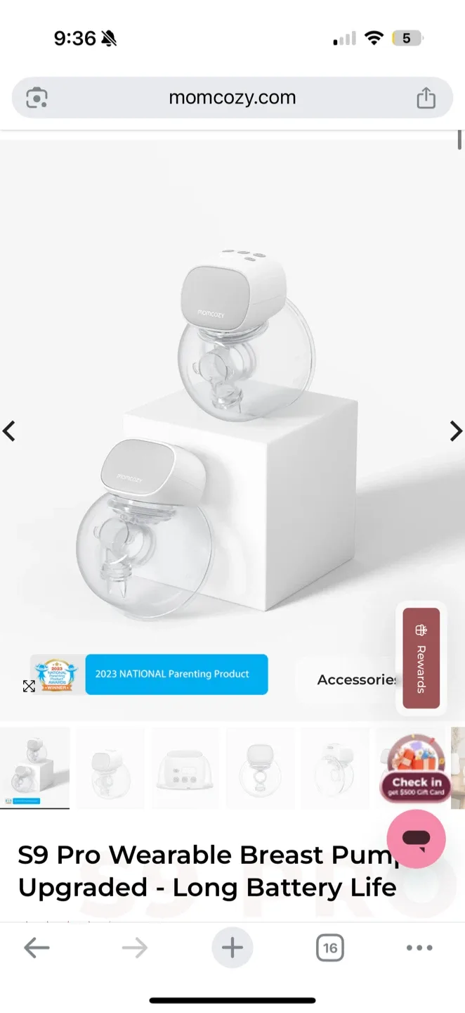 Momcozy s9 pro brand new box double breast pump image indicator(4)