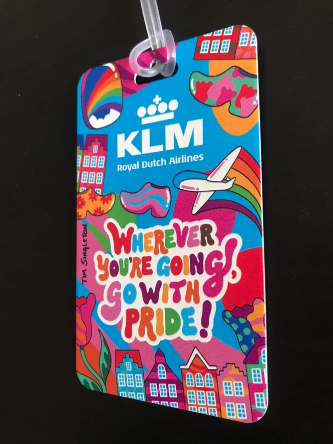 Metal Bag/Luggage Tag- by artist Tim Singleton image indicator(3)