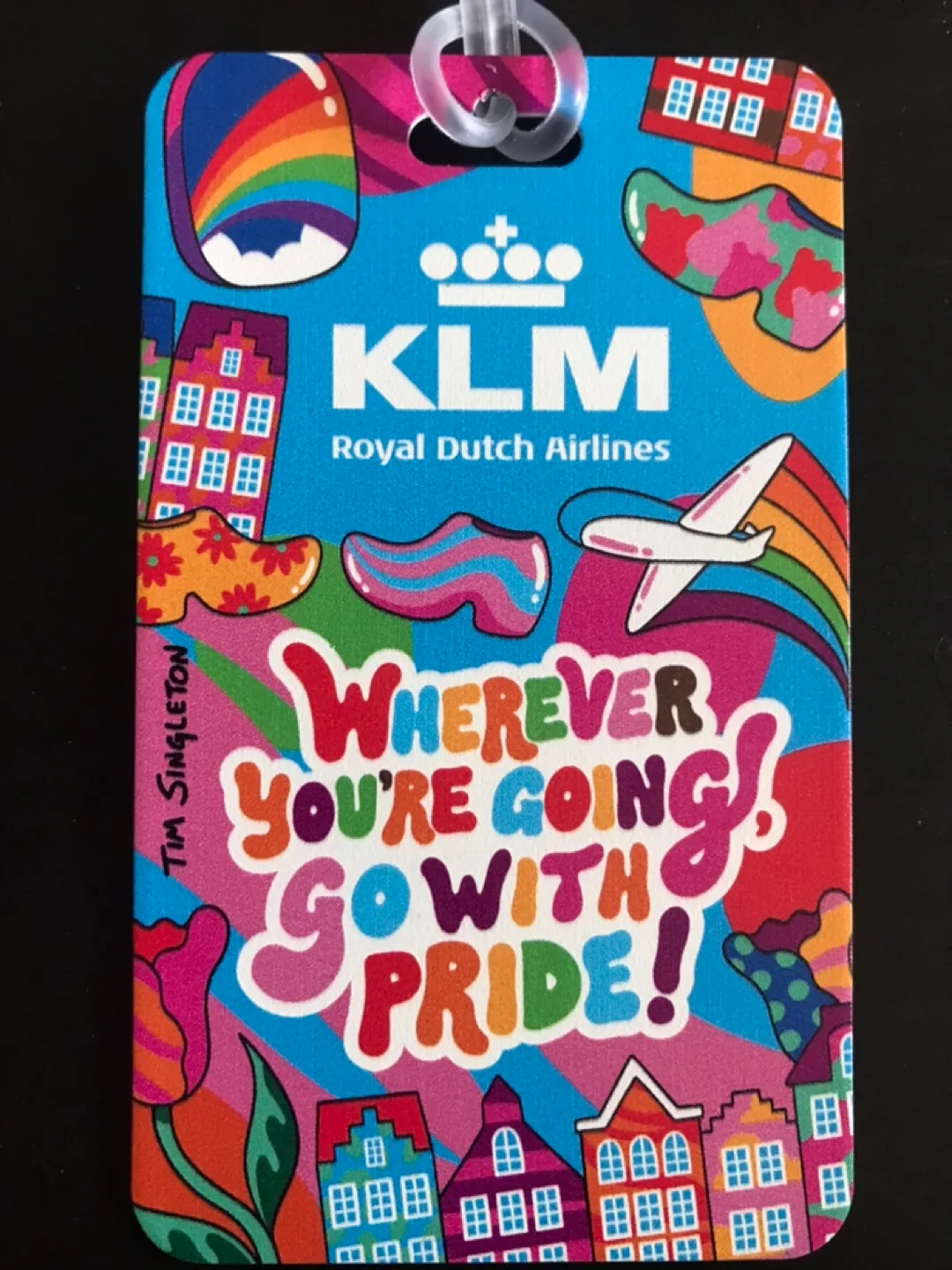 Metal Bag/Luggage Tag- by artist Tim Singleton image indicator(6)