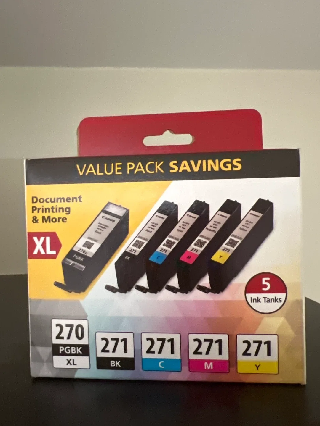 Canon 270/271 Ink Cartridge Value Pack - New! thumbnail