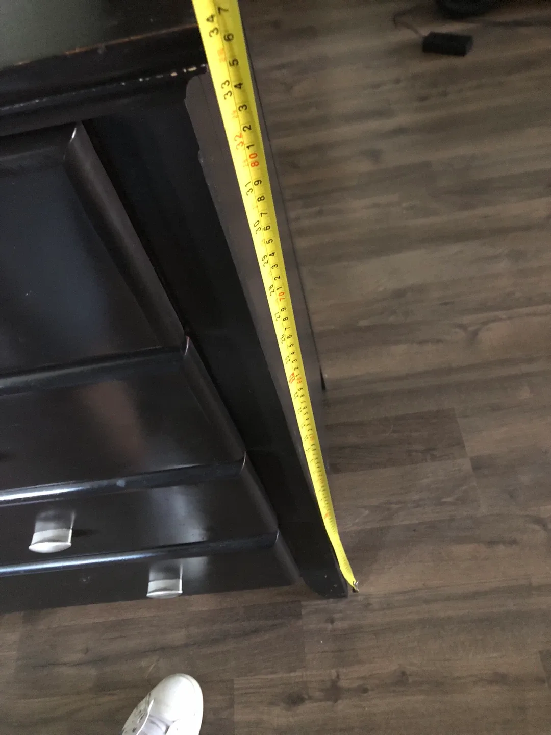 Dark Brown Dresser with Mirror image indicator(8)