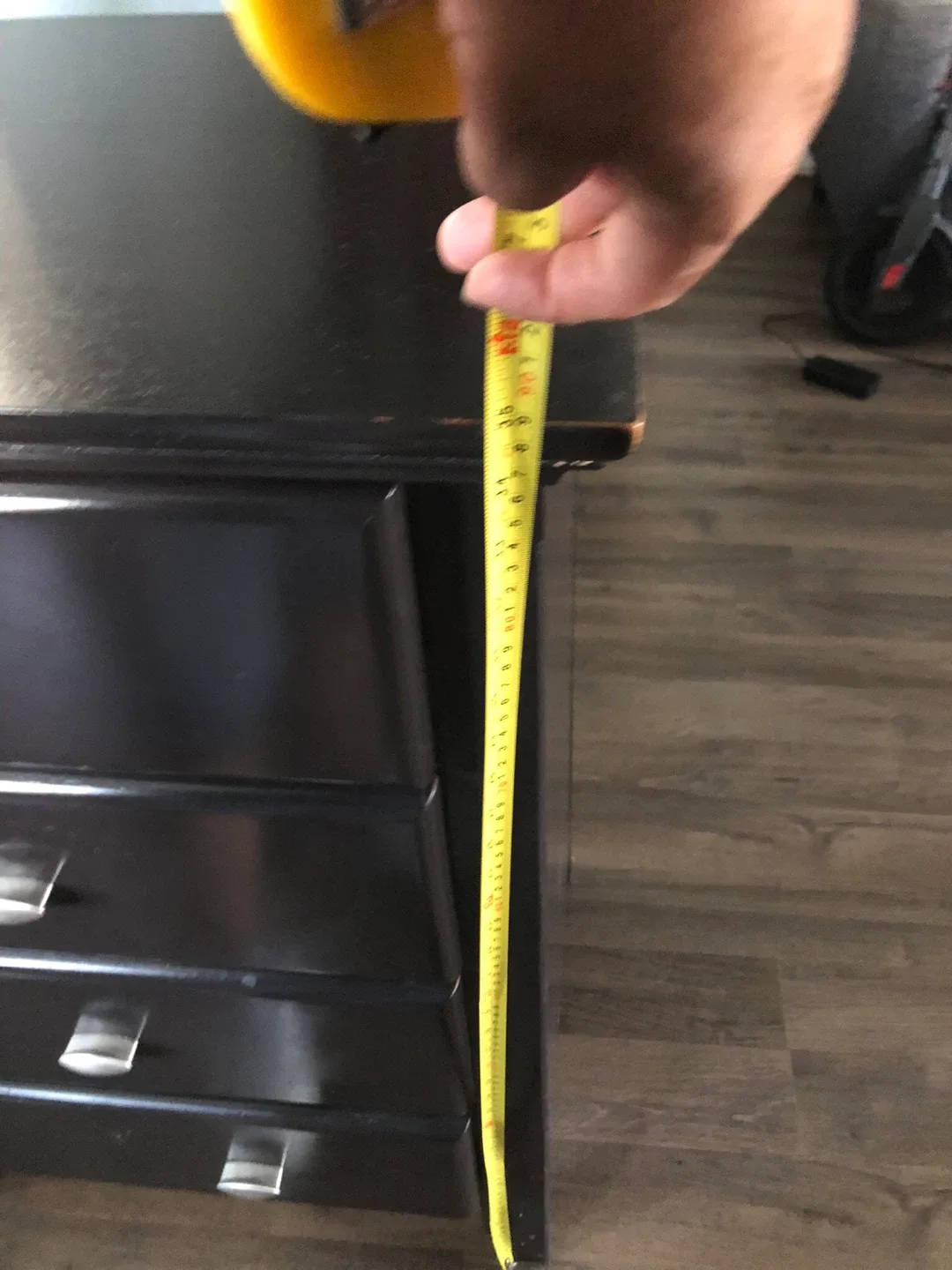 Dark Brown Dresser with Mirror image indicator(9)