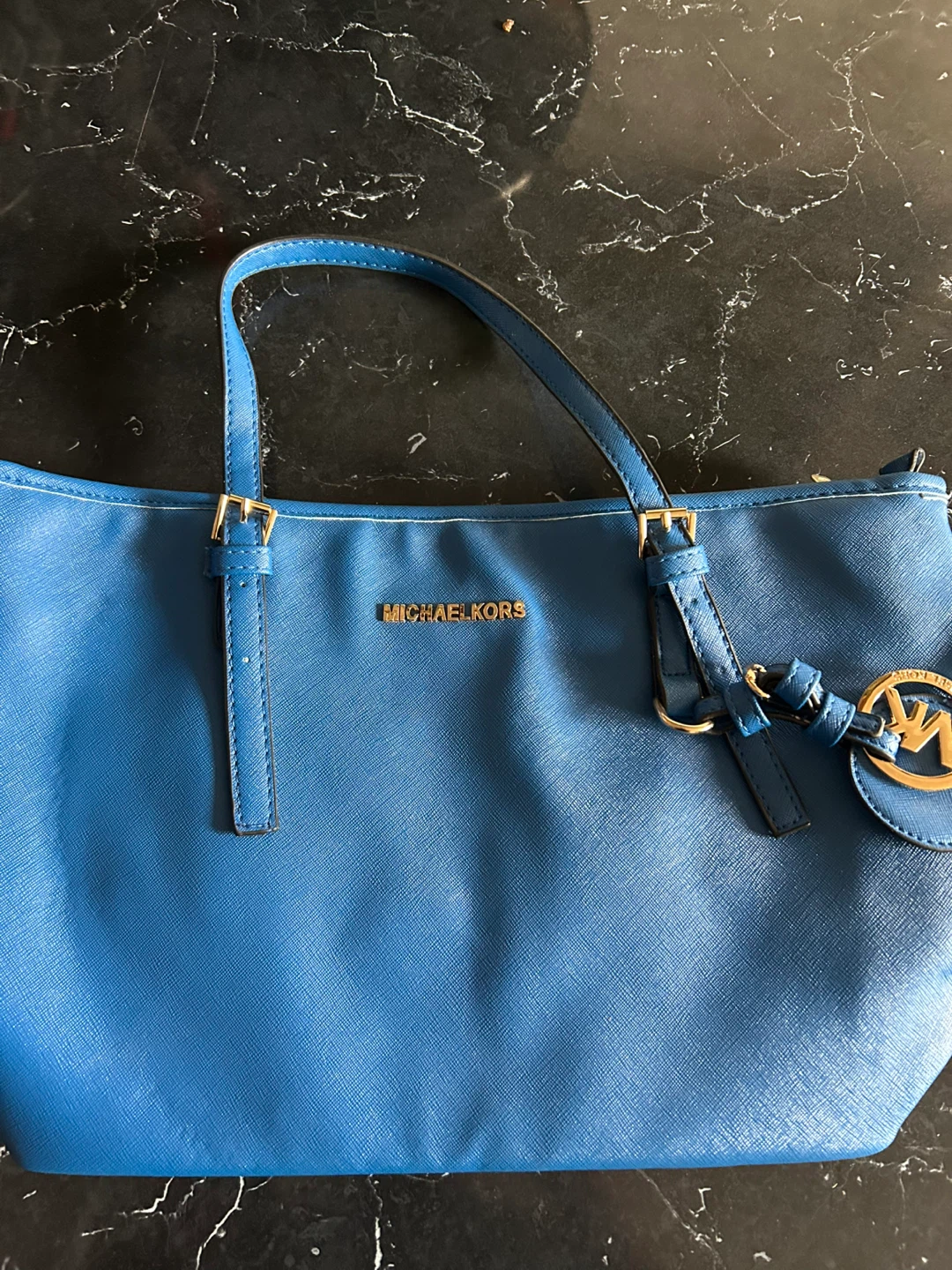 Michael Kors Blue Tote Bag