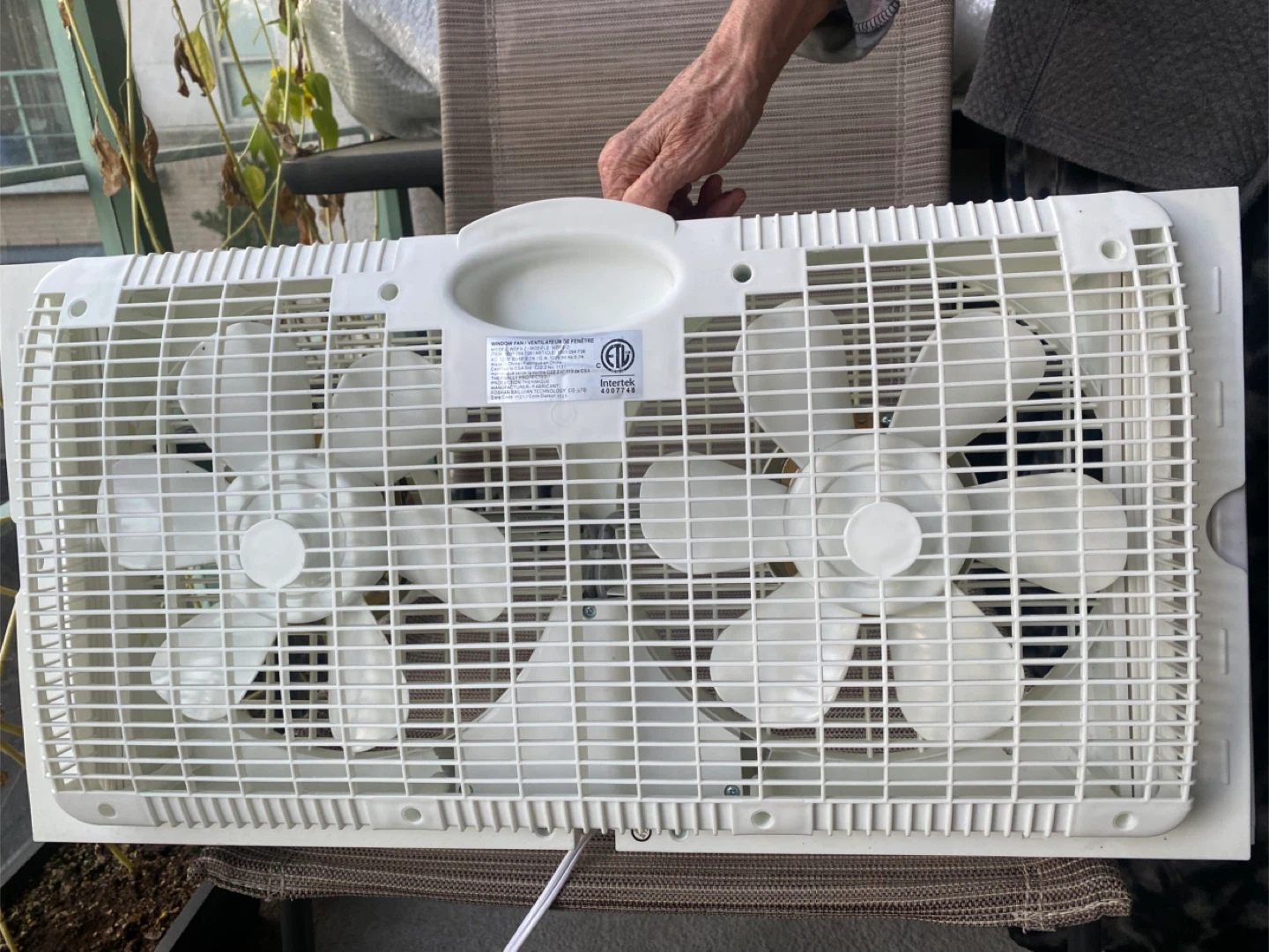 Window Fan - Double - White - photo 5