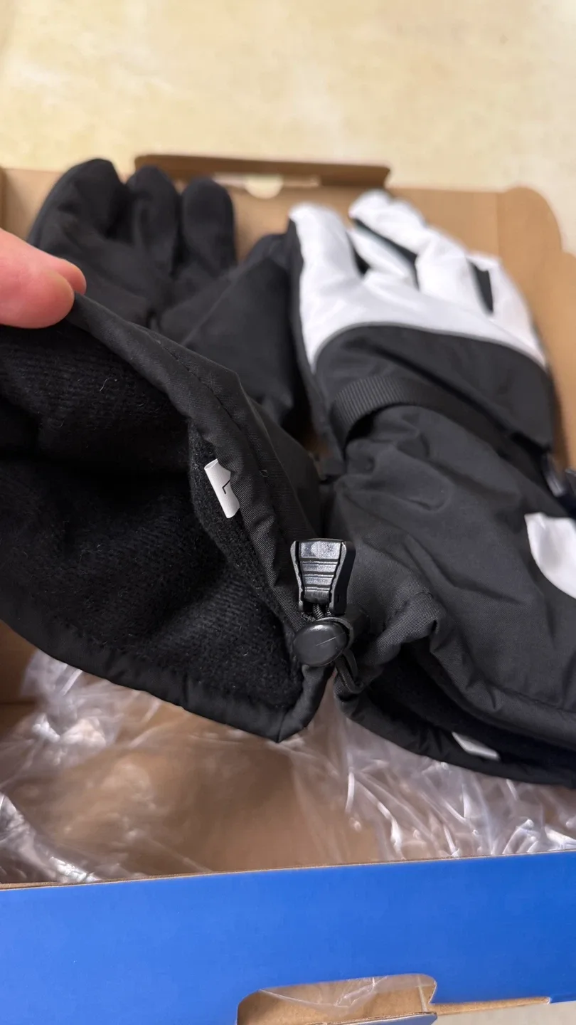 Gloves, Black and White, Size L image indicator(4)