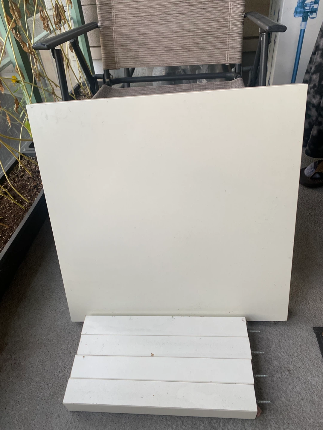 White Square Table (Unassembled) - photo 4
