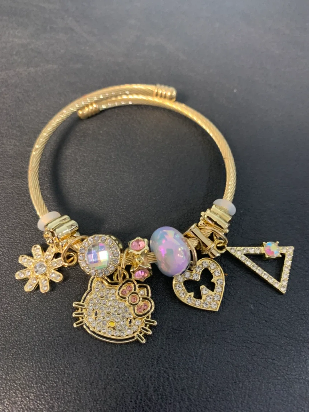 Gold Hello Kitty Charm Bracelet thumbnail