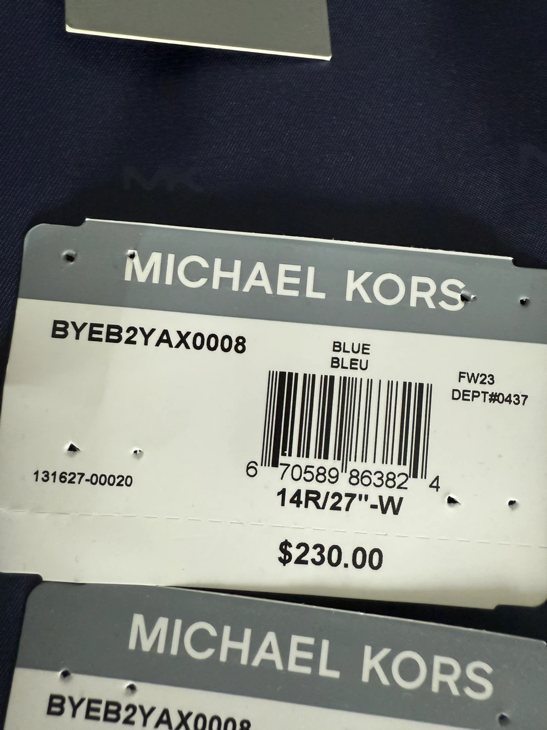Michael Kors Blue Suit - Size 14R/27"-W1 - photo 5
