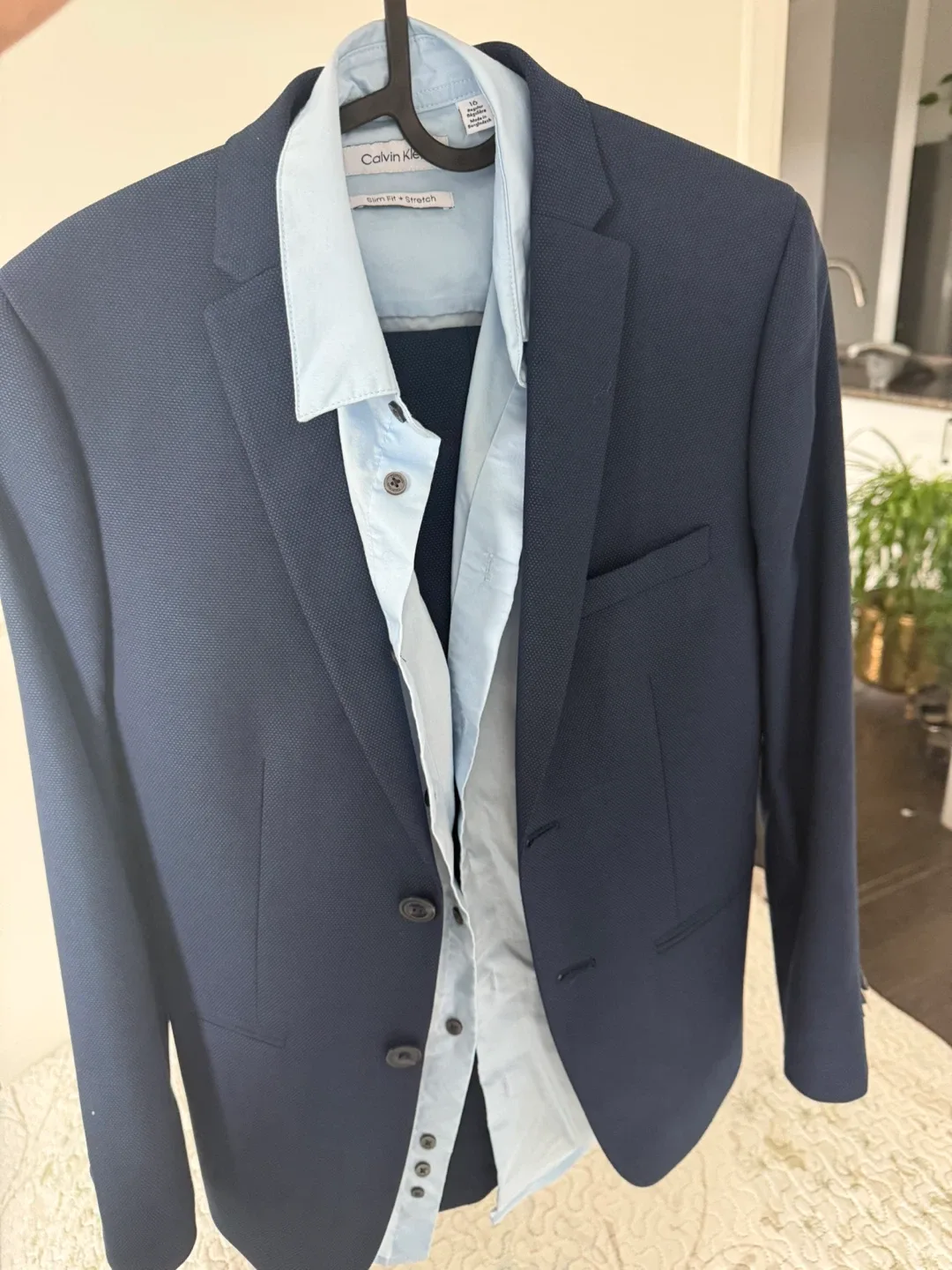 Michael Kors Blue Suit - Size 14R/27"-W1 image indicator(2)