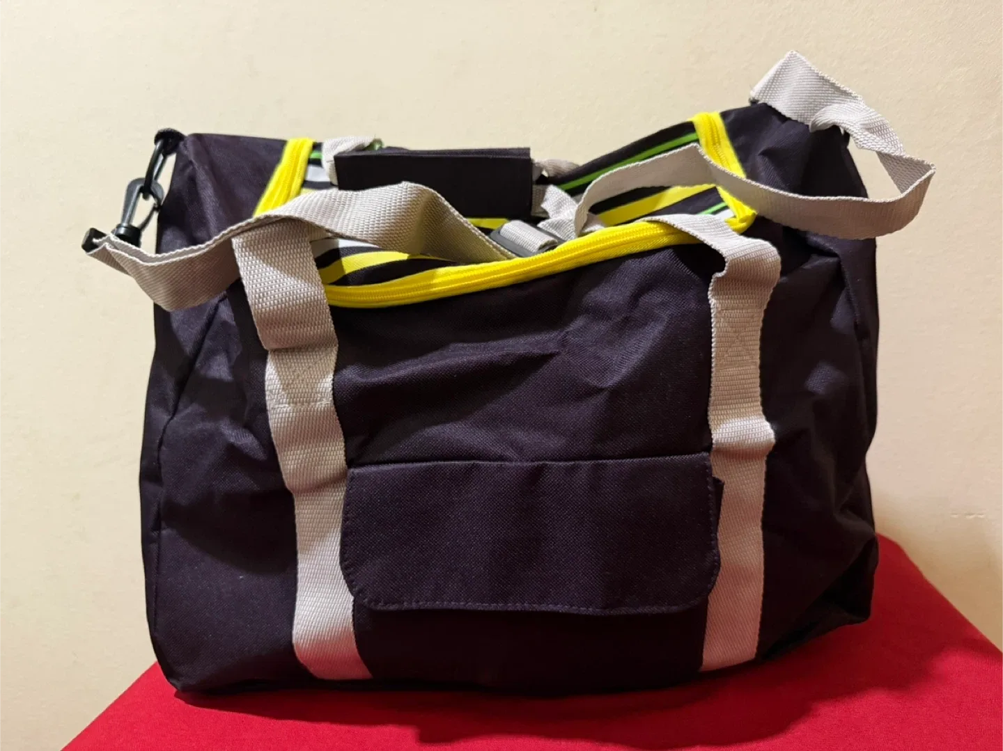 Nature Striped Tote Bag image indicator(3)