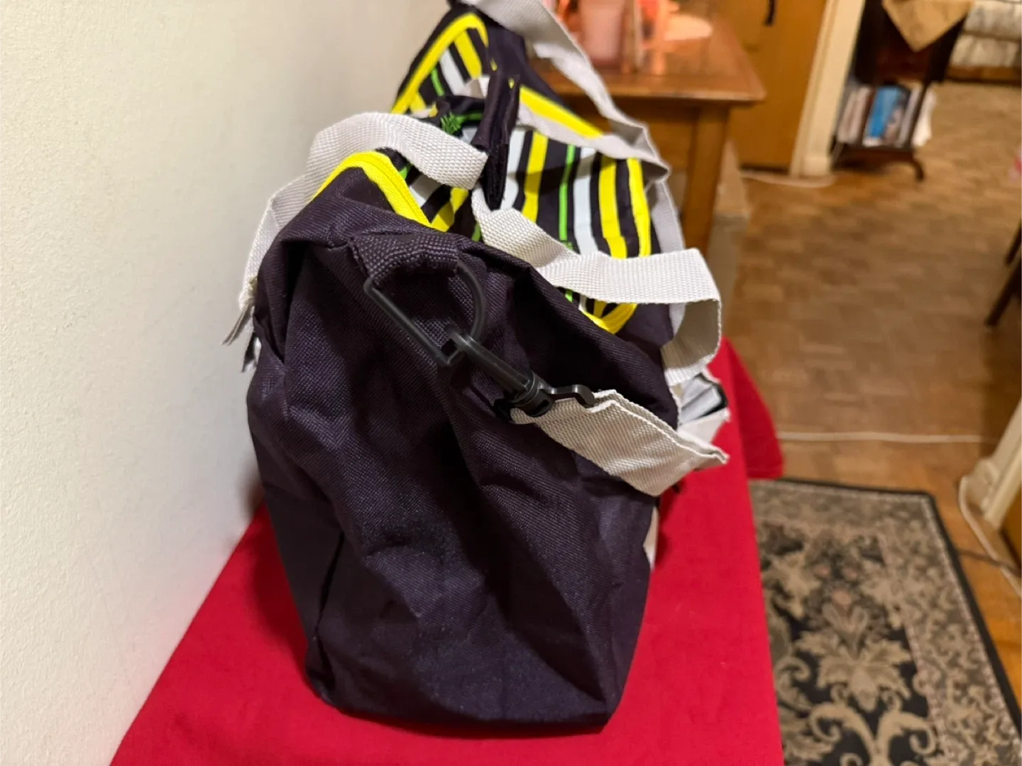 Nature Striped Tote Bag image indicator(4)