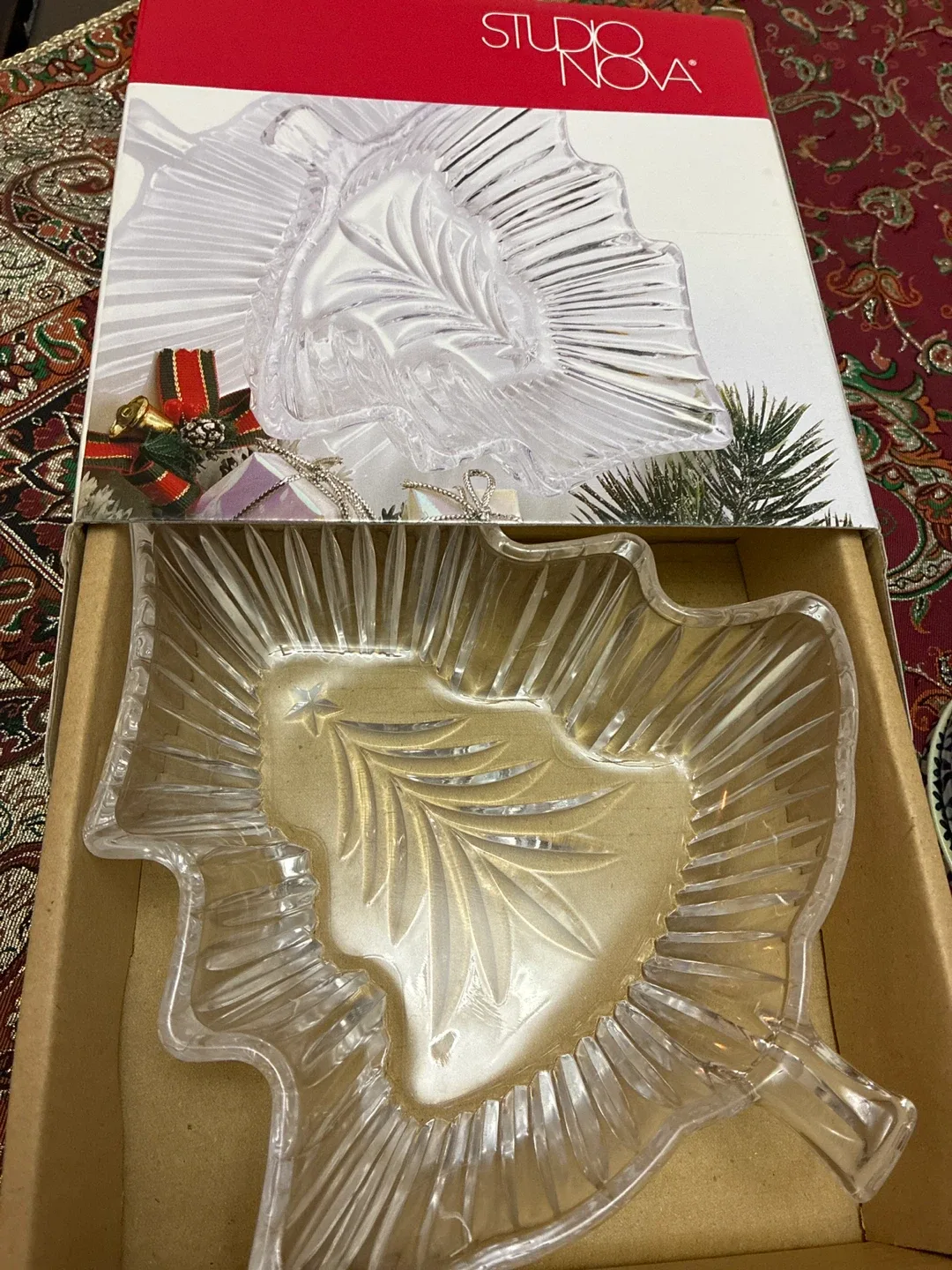 Studio Nova Christmas Tree Serving Dish