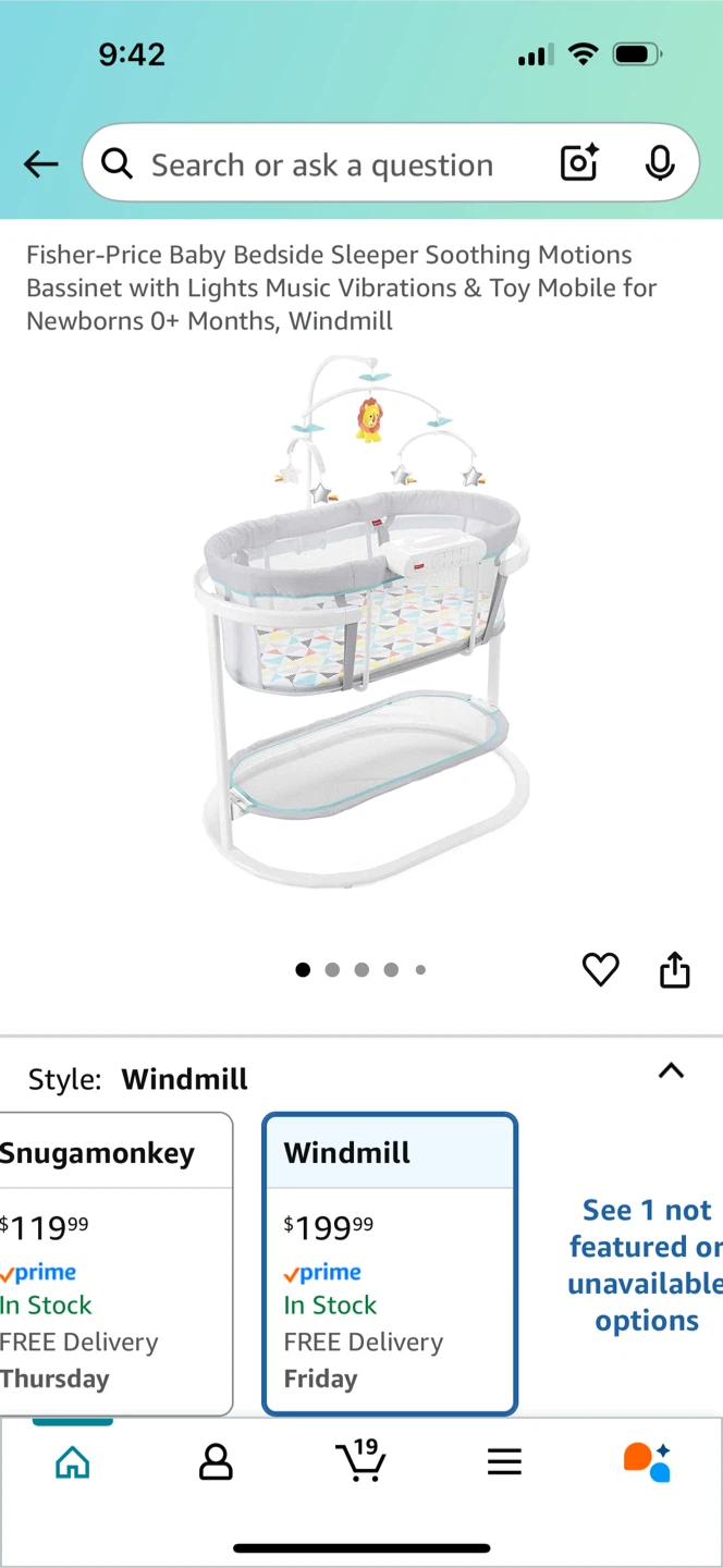 Fisher-Price Soothing Motions Bassinet - Windmill Style - photo 5