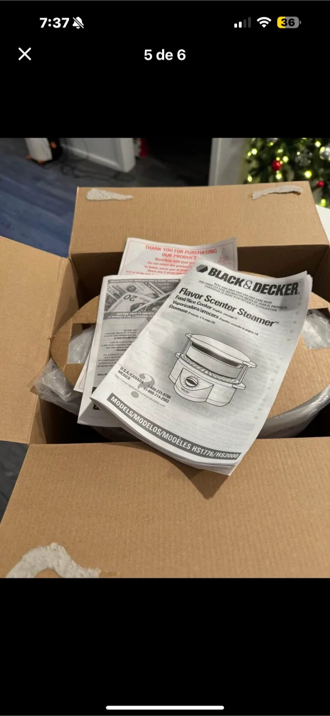 Black & Decker Flavor Scenter Steamer HS2000 image indicator(4)