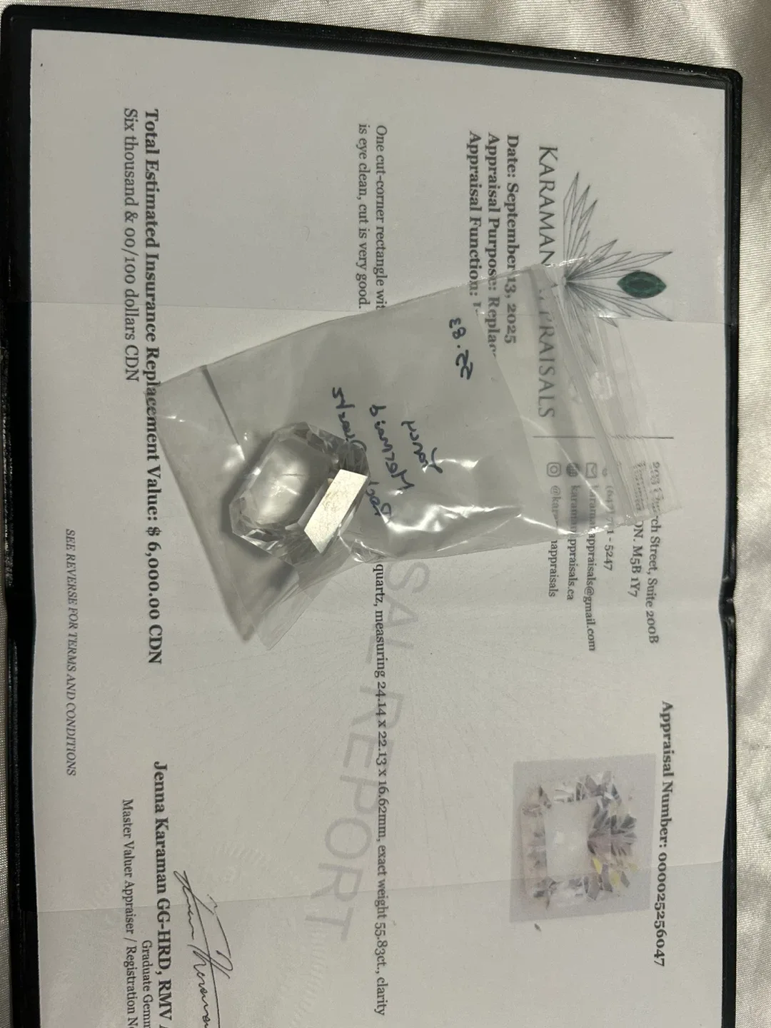 Natural Rock Quartz Authenticated 55.83 image indicator(3)