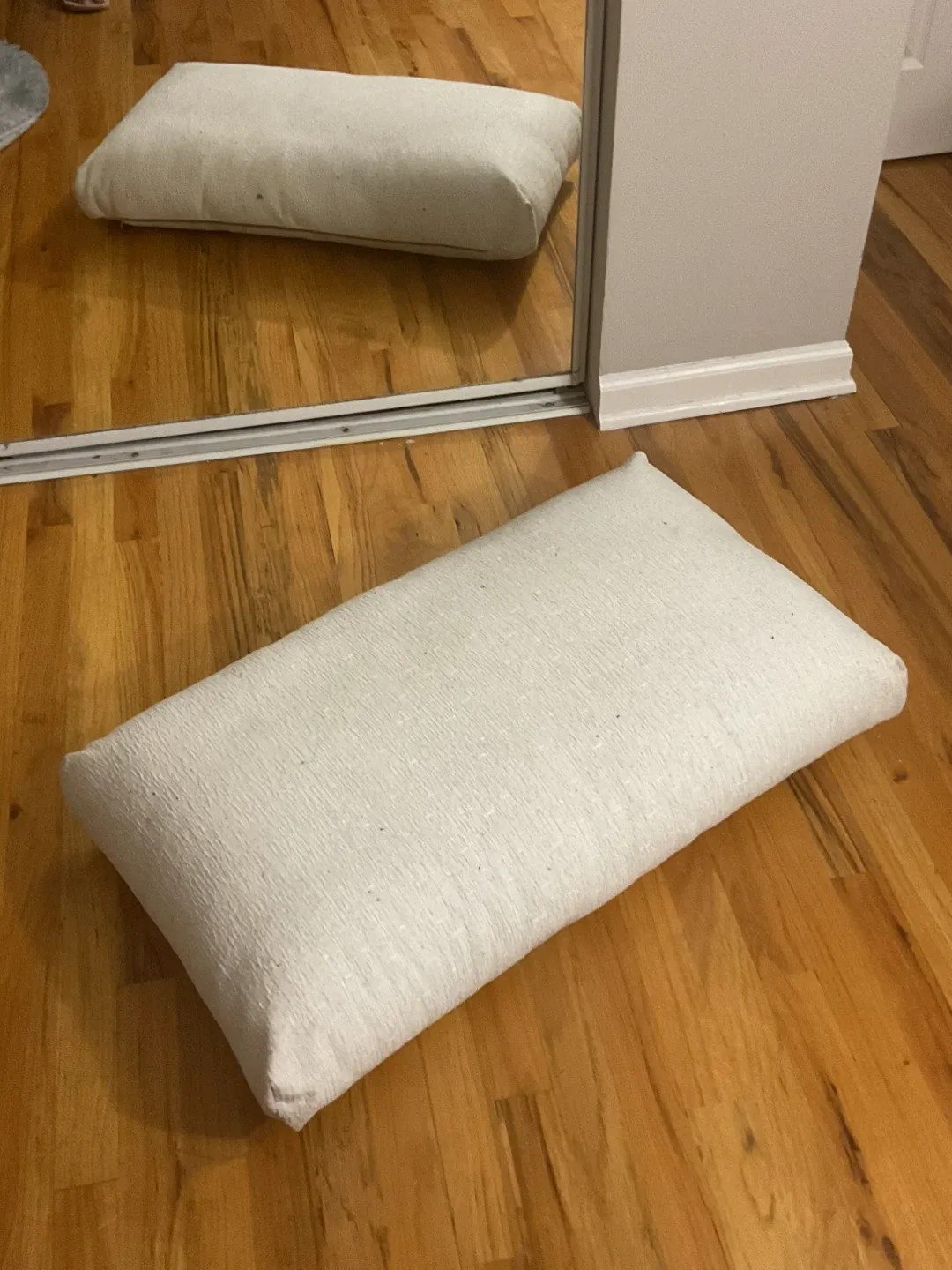 Rectangular White couch Pillow thumbnail