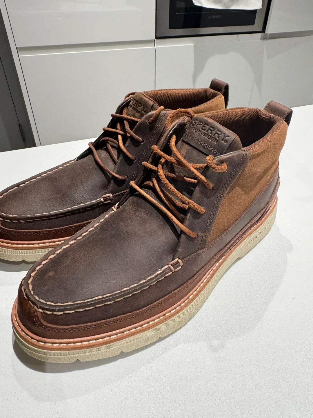 Sperry Top-Sider STS25309 Brown Leather Shoes - Size 10.5 thumbnail