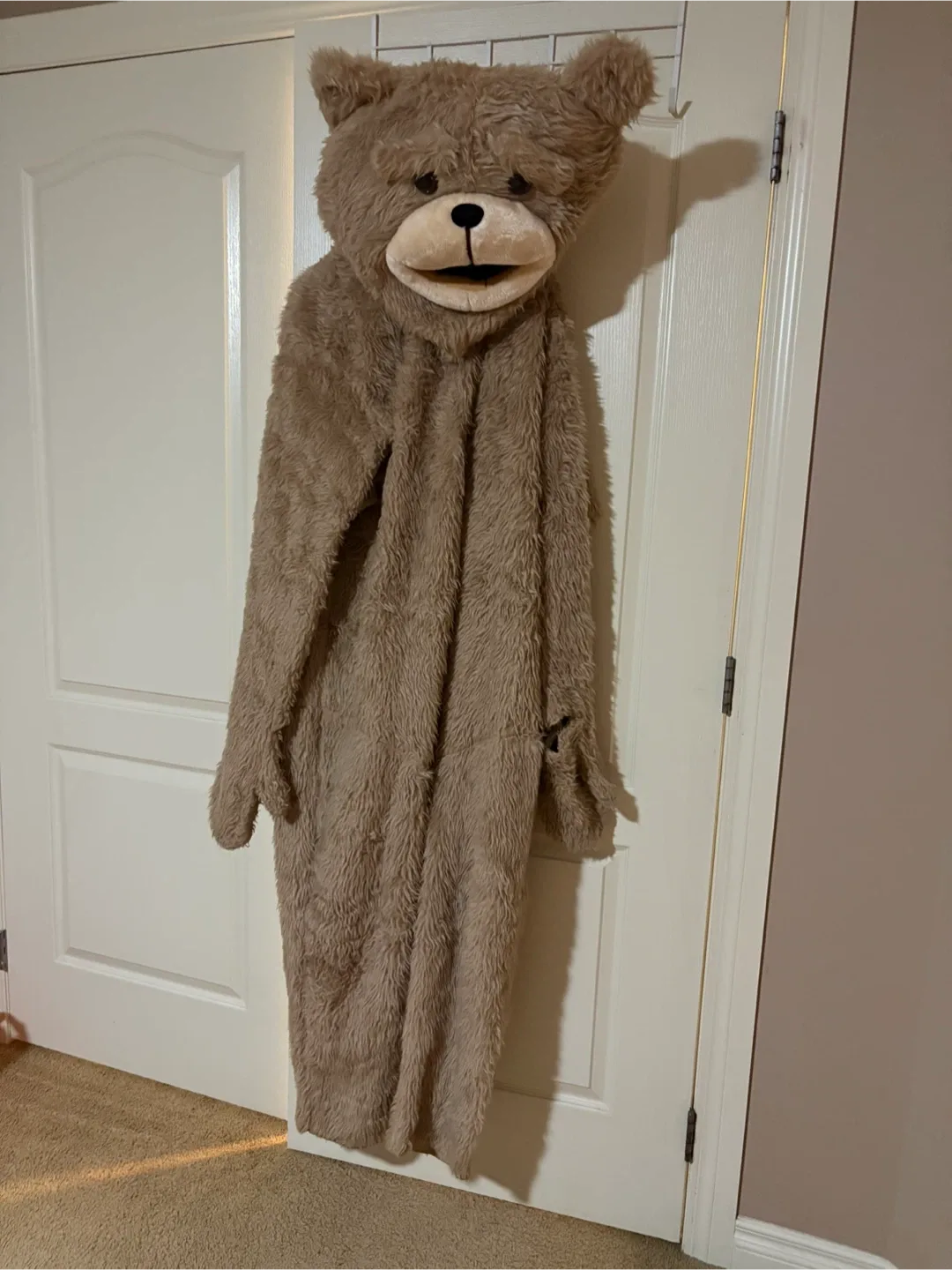 Ted Inspired Teddy Bear Mascot Costume thumbnail