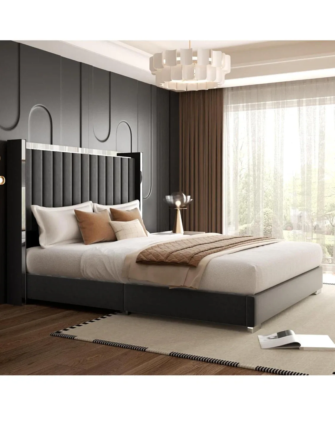 King Size Platform Bed Frame image indicator(8)