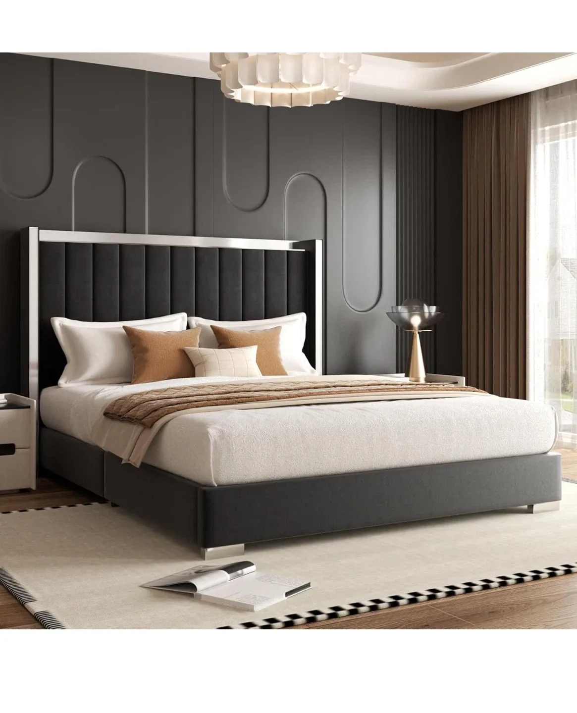 King Size Platform Bed Frame image indicator(9)